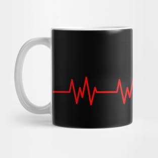 Turkey Flag Heartbeat Turkish Pulse Mug